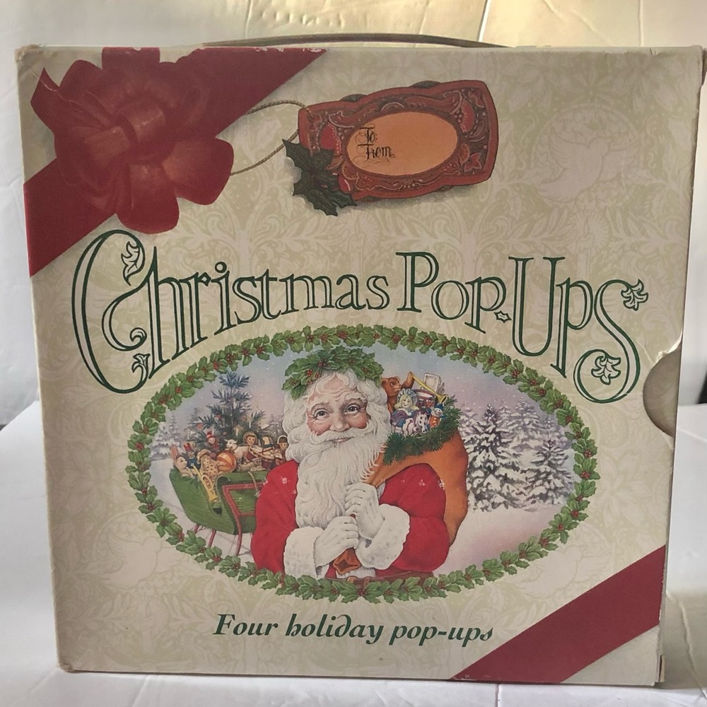 Christmas Pop-Ups Boxed Set of 4 Books 1993 Ottenheimer Full-Color.  In  box.